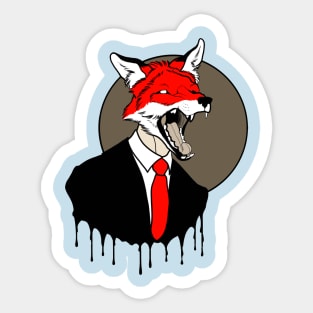 Sly Old Fox Sticker